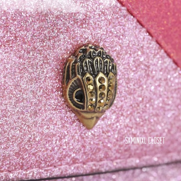 🎀💜NEW💜Kurt Geiger Micro Kensington crossbody bag/shoulder bag/pink comb - Picture 11 of 11